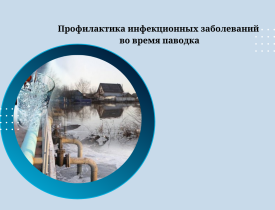 Профилактика инфекционных заболеваний в период весеннего паводка..